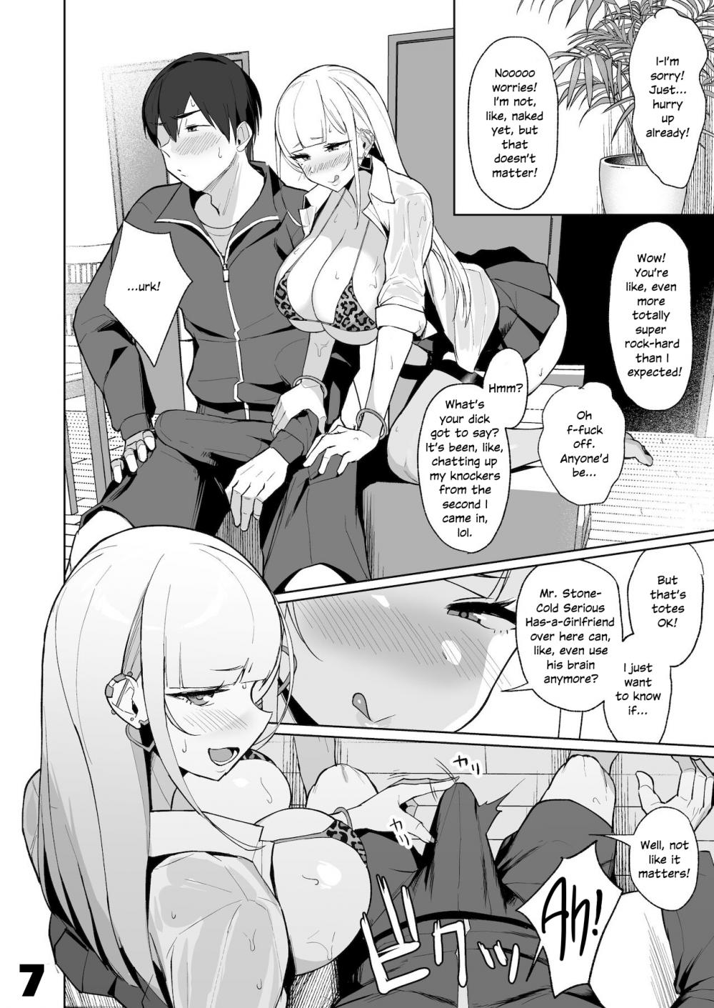 Hentai Manga Comic-Waiting Out the Rain Balls Deep in a Sexy High School Gyaru-Read-7